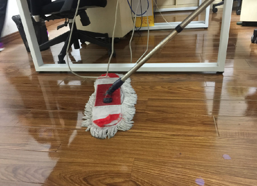 察雅县木地板保洁案例